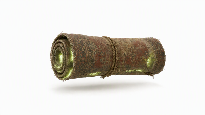 Summon chest — a rolled carpet